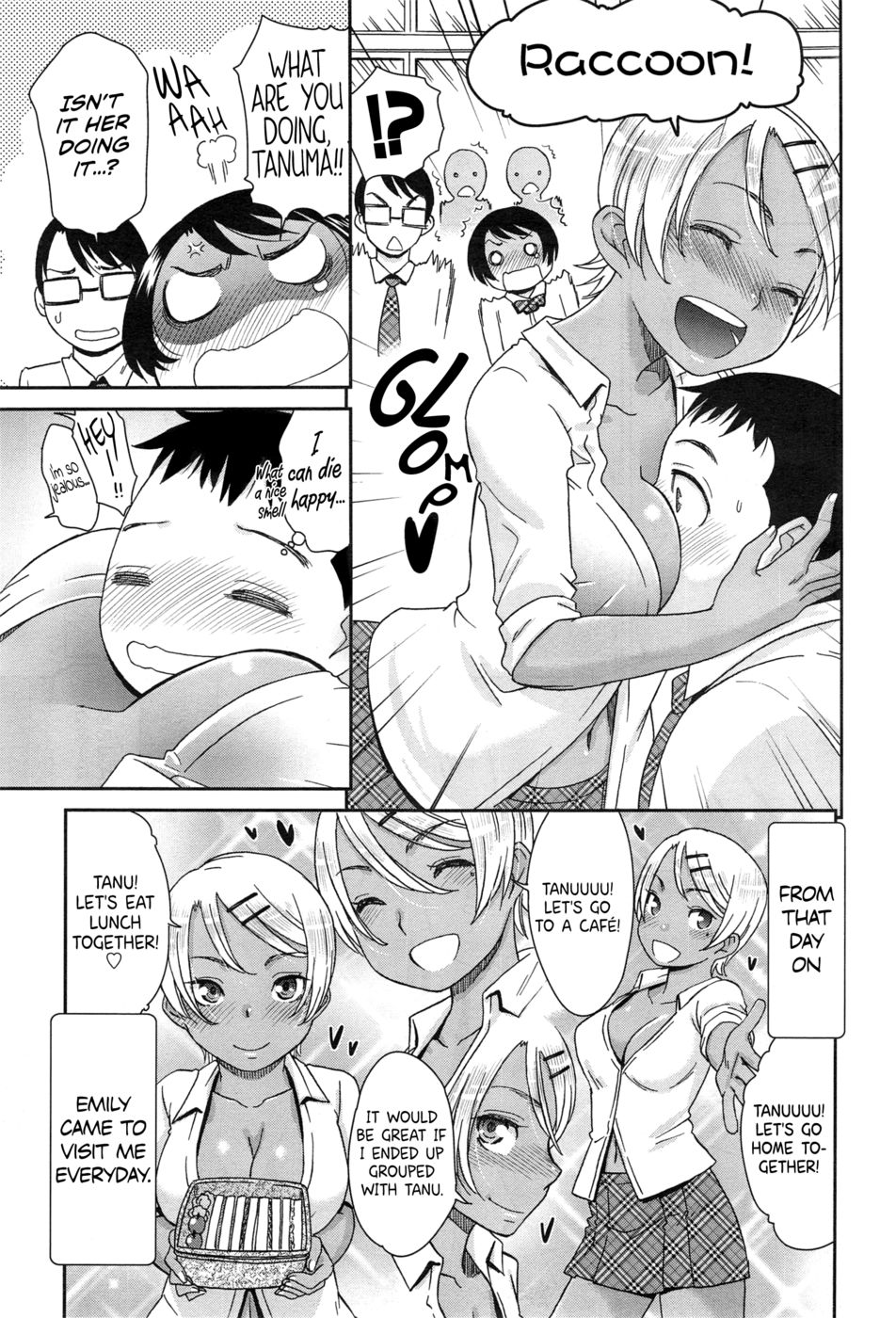 Hentai Manga Comic-The Blonde with Blue Eyes and the Tanuki?-Read-3